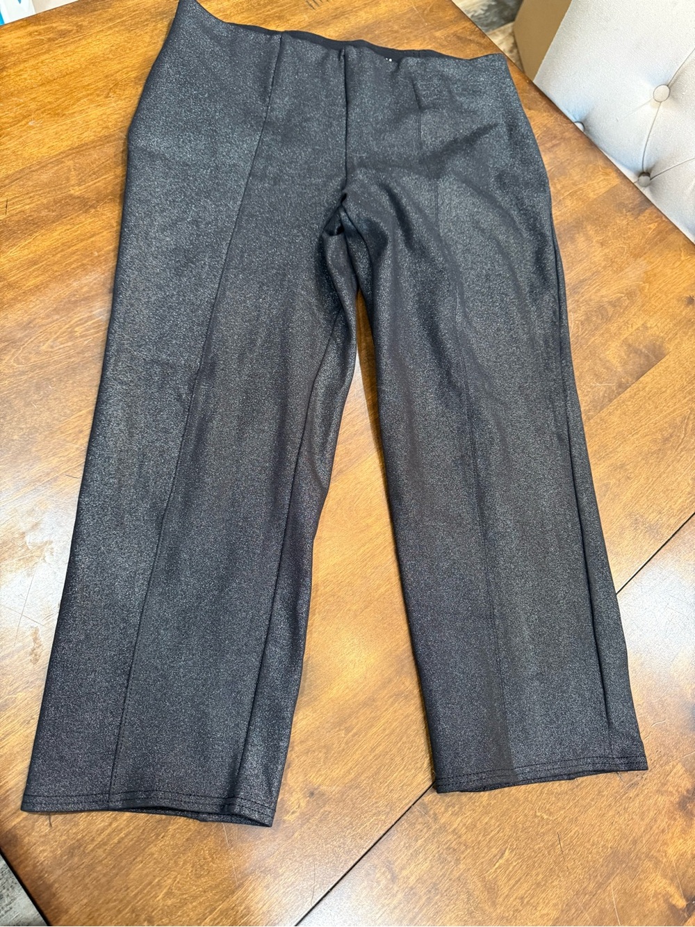 Investments Women's Black Straight Leg Dress Pants